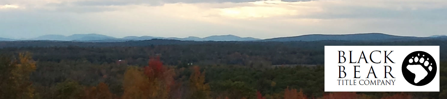 Banner for Black Bear Title Company.